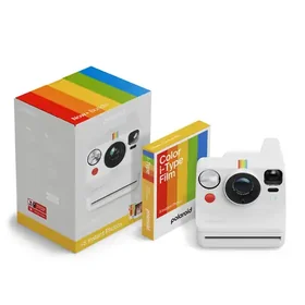 POLAROID EVERYTHING BOX NOW+ GEN3 WHITE SOFORTBILDKAMERA + I-TYPE FILM (8 AUFN.)