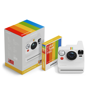 POLAROID EVERYTHING BOX NOW+ GEN3 WHITE SOFORTBILDKAMERA + I-TYPE FILM (8 AUFN.)