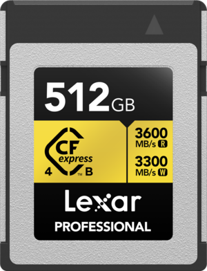 LEXAR CFEXPRESS 512 GB PRO TYPE B