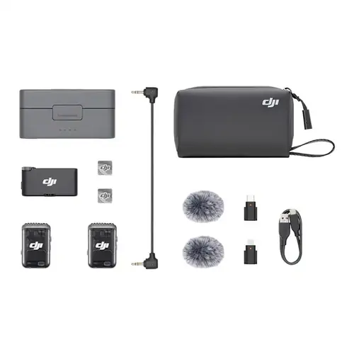 DJI MIC 2 (2 TX + 1 RX + CHARGING CASE)