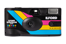 ILFORD ILFOCOLOR RAPID RETRO 400 27 AUFNAHMEN, EINWEGKAMERA MIT BLITZ