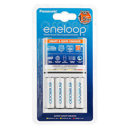 PANASONIC SCHNELL-LADEGERÄT ENELOOP BQ-CC55 INKL. 4X MIGNON (AA)