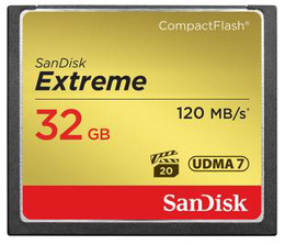 SANDISK EXTREME CF 32 GB 120 MB EDITION