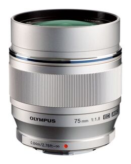 OLYMPUS M.ZUIKO 75 1.8 SILBER