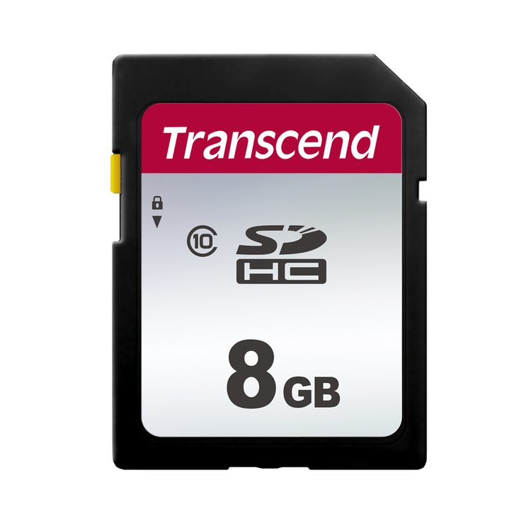 TRANSCEND 8 GB SDHC-KARTE 300S UHS-1 U1 C10 20/10MB/S