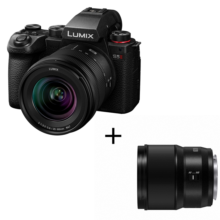 PANASONIC LUMIX S5 II+20-60 MM+S 1.8/50 MM