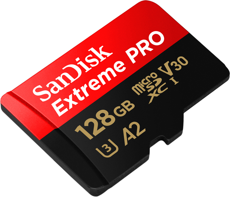 SANDISK EXTREME PRO 128 GB 170MB/S MICRO SDXC UHS-I, U3, V30, A2