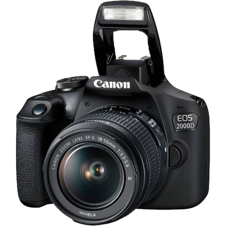 CANON EOS 2000D+EF-S 3.5-5.6/18-55 MM III. KIT AKTION: INKL. TASCHE