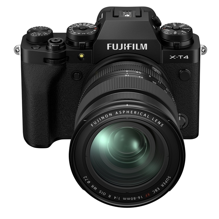 FUJIFILM X-T4 SCHWARZ + FUJINON XF16-80MM F4 R OIS WR