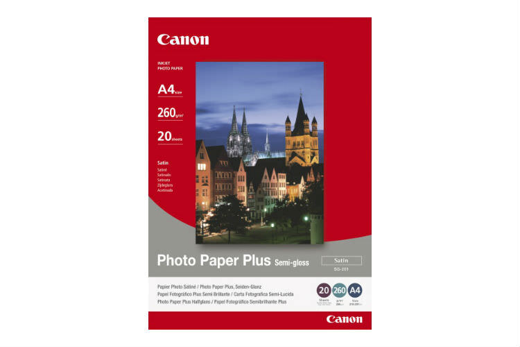 CANON SG-201 FOTOPAPIER A4, 20 BLATT 260G/M² PLUS SEIDENGLANZ